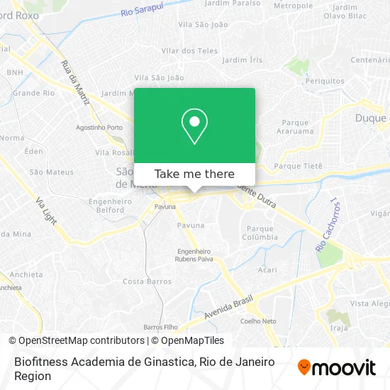 Biofitness Academia de Ginastica map