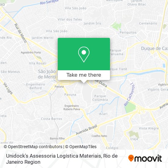 Unidock's Assessoria Logística Materiais map