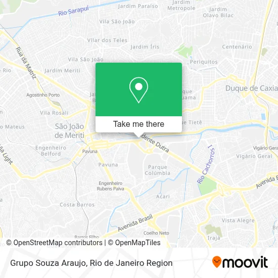 Grupo Souza Araujo map