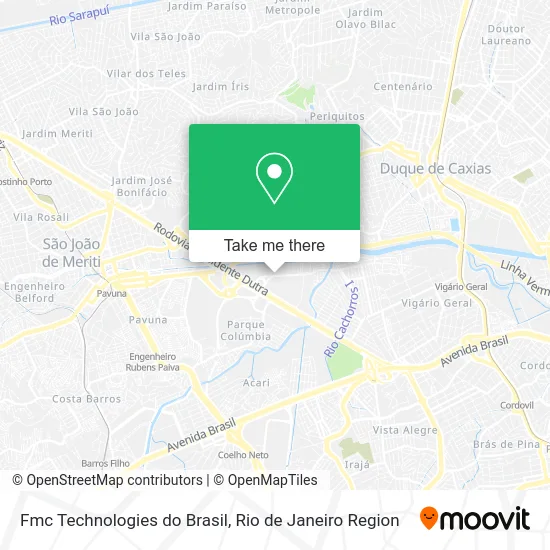 Fmc Technologies do Brasil map