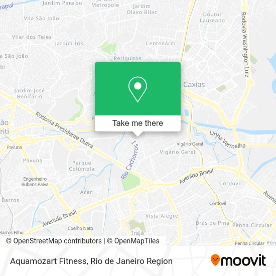 Aquamozart Fitness map