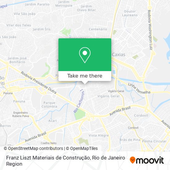 Franz Liszt Materiais de Construção map