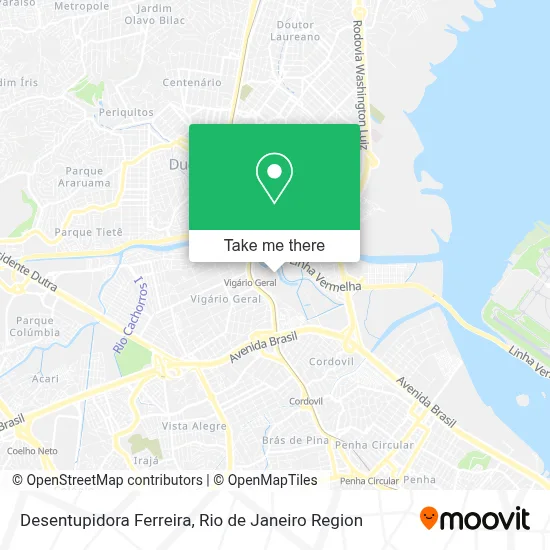 Desentupidora Ferreira map