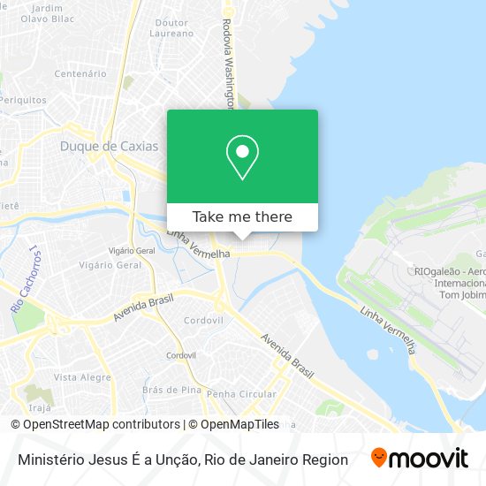 Ministério Jesus É a Unção map