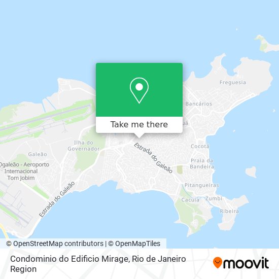 Mapa Condominio do Edificio Mirage