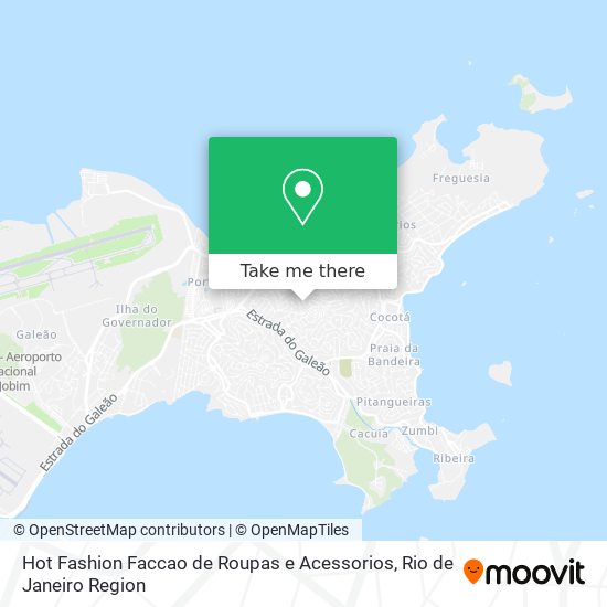 Mapa Hot Fashion Faccao de Roupas e Acessorios