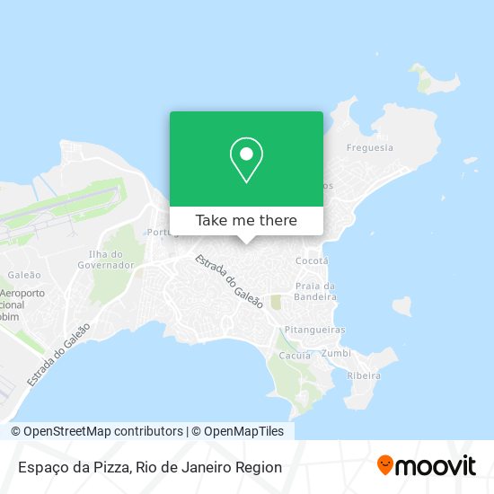 Espaço da Pizza map