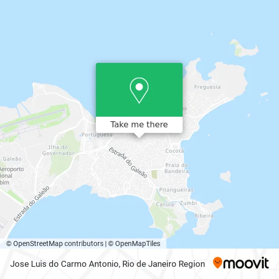 Jose Luis do Carmo Antonio map