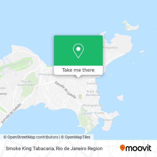 Mapa Smoke King Tabacaria