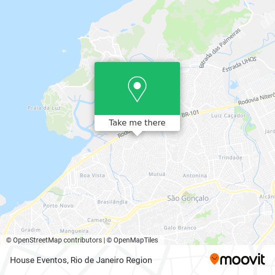 House Eventos map