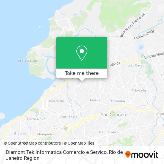 Diamont Tek Informatica Comercio e Servico map