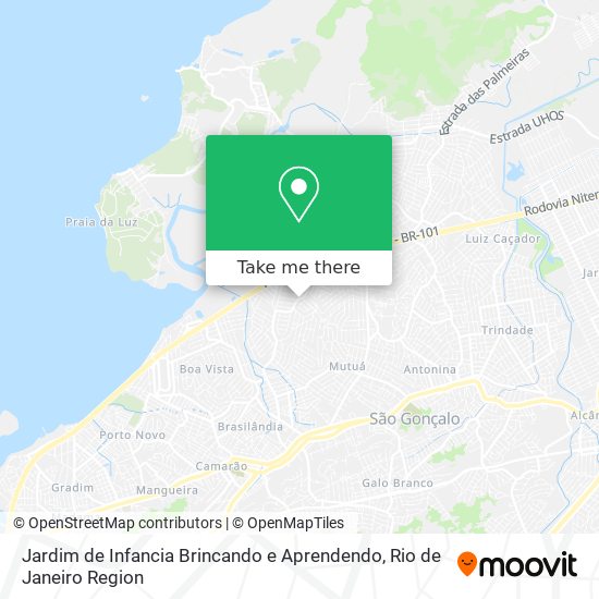 Mapa Jardim de Infancia Brincando e Aprendendo