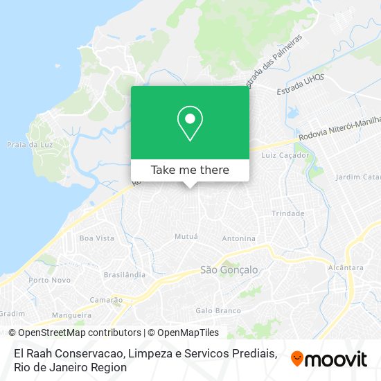 El Raah Conservacao, Limpeza e Servicos Prediais map