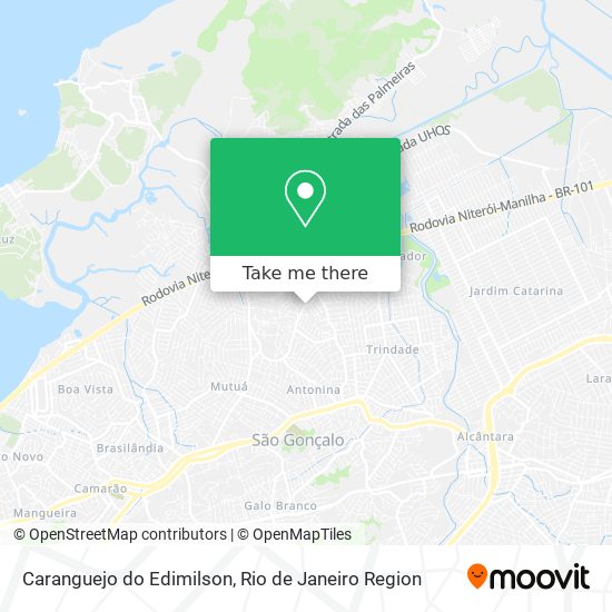 Caranguejo do Edimilson map