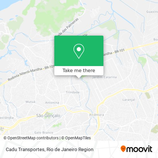 Cadu Transportes map