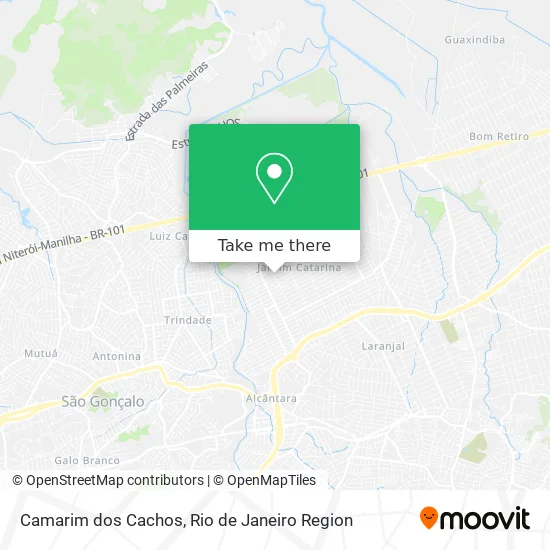 Camarim dos Cachos map