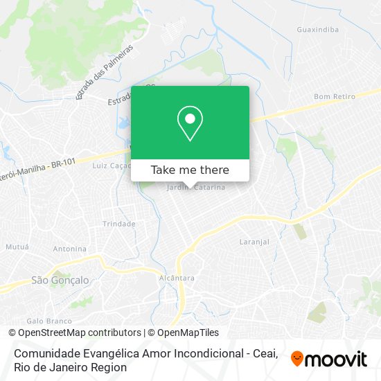 Comunidade Evangélica Amor Incondicional - Ceai map