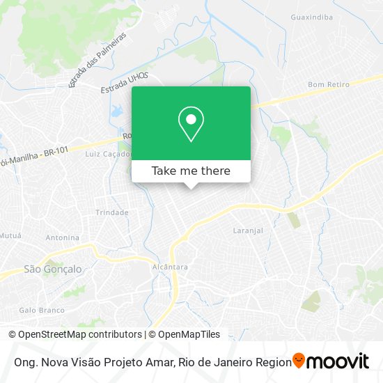 Ong. Nova Visão Projeto Amar map
