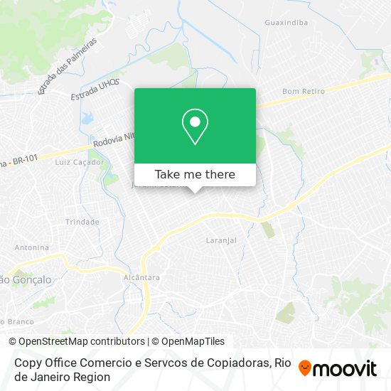 Mapa Copy Office Comercio e Servcos de Copiadoras