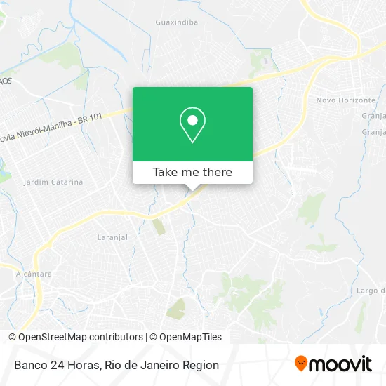 Banco 24 Horas map