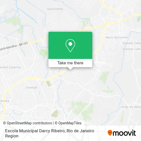 Escola Municipal Darcy Ribeiro map