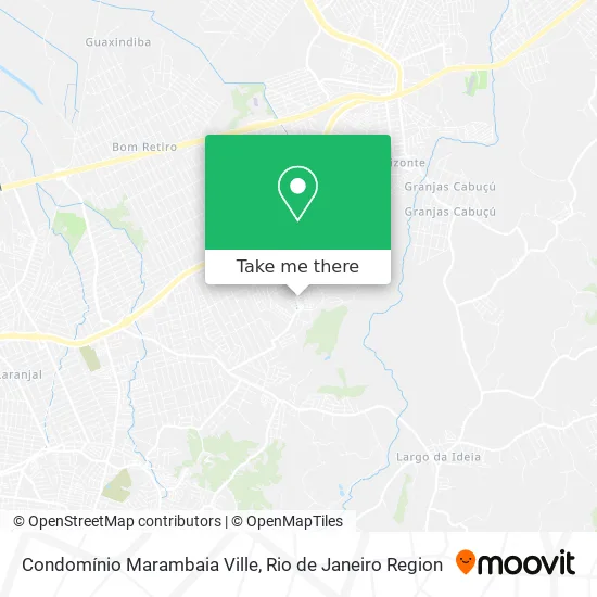 Condomínio Marambaia Ville map