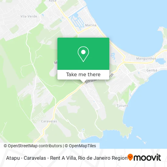 Atapu - Caravelas - Rent A Villa map