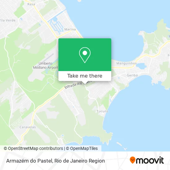 Armazém do Pastel map