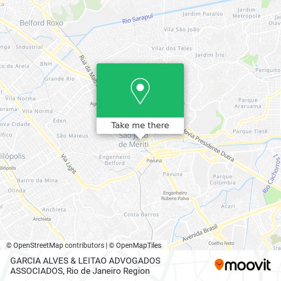 GARCIA ALVES & LEITAO ADVOGADOS ASSOCIADOS map