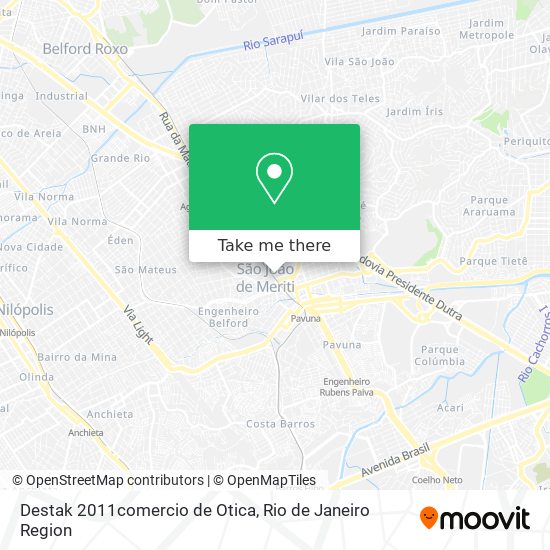 Destak 2011comercio de Otica map