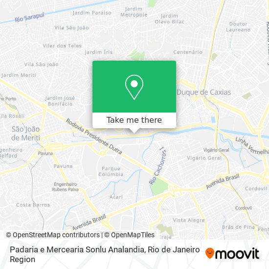 Padaria e Mercearia Sonlu Analandia map