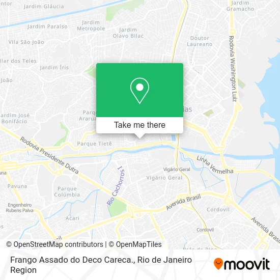 Frango Assado do Deco Careca. map