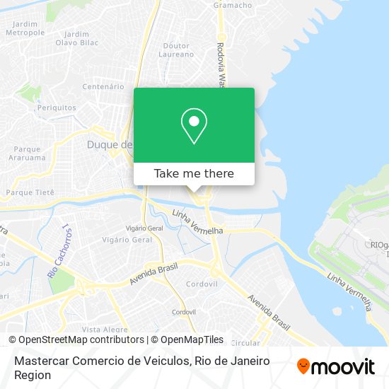 Mapa Mastercar Comercio de Veiculos