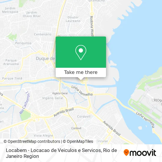 Locabem - Locacao de Veiculos e Servicos map