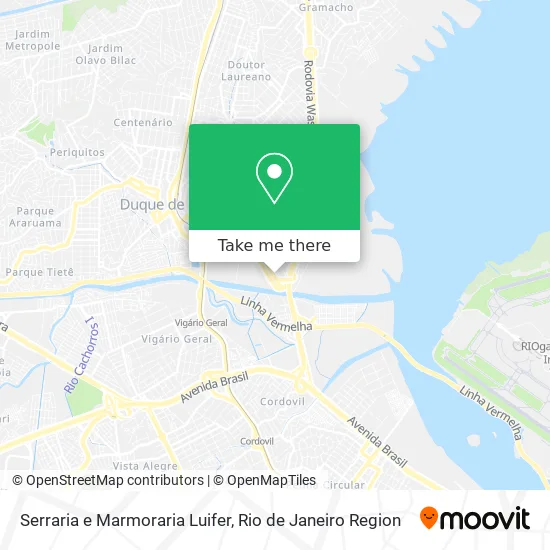 Serraria e Marmoraria Luifer map