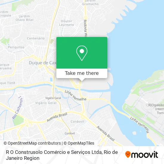 R O Construsolo Comércio e Serviços Ltda map