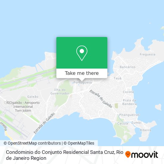 Condominio do Conjunto Residencial Santa Cruz map