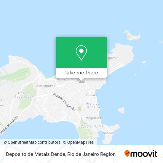 Deposito de Metais Dende map