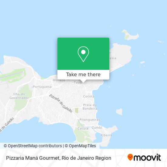 Pizzaria Maná Gourmet map