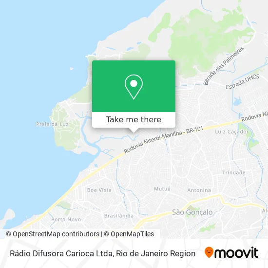 Rádio Difusora Carioca Ltda map