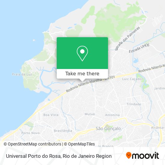 Mapa Universal Porto do Rosa