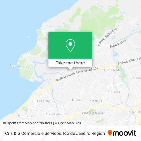 Cris & S Comercio e Servicos map