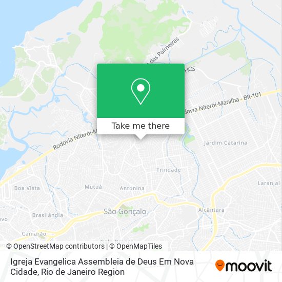 Igreja Evangelica Assembleia de Deus Em Nova Cidade map