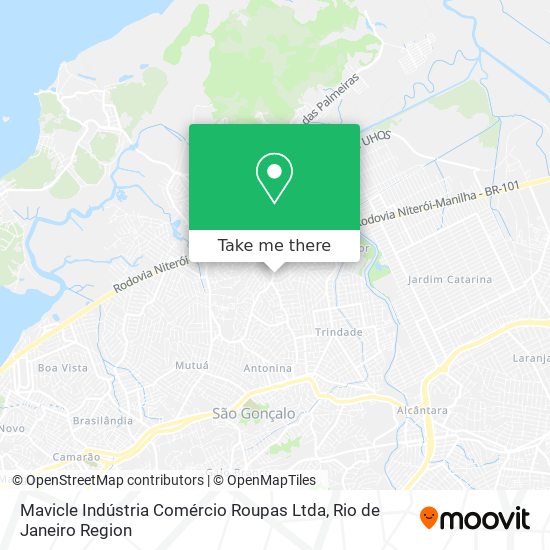 Mavicle Indústria Comércio Roupas Ltda map