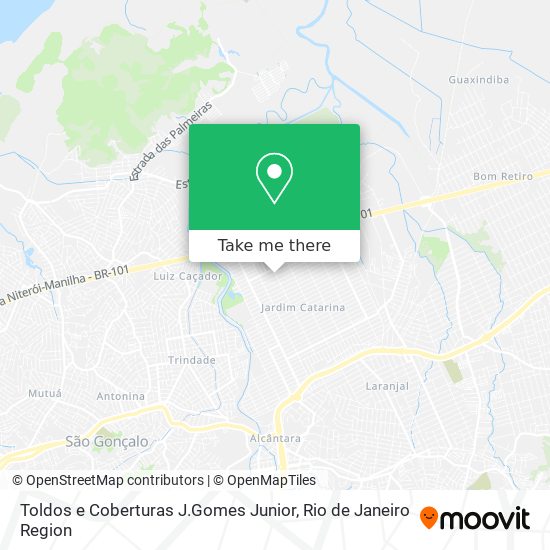 Toldos e Coberturas J.Gomes Junior map