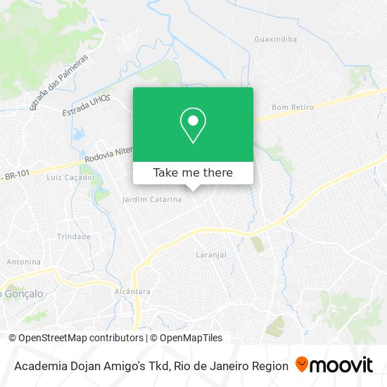 Academia Dojan Amigo's Tkd map