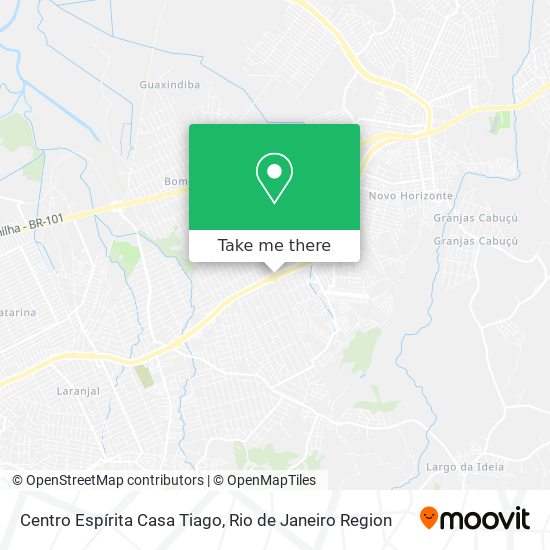 Centro Espírita Casa Tiago map
