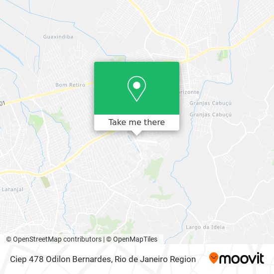 Ciep 478 Odilon Bernardes map