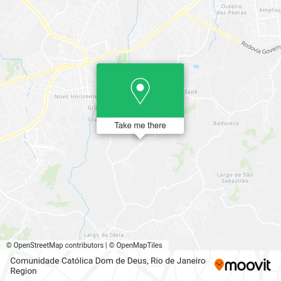 Comunidade Católica Dom de Deus map
