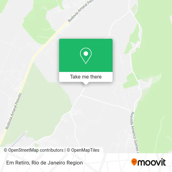 Em Retiro map